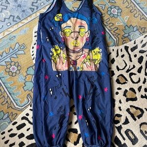 Colorful Graphic Jumpsuit